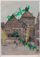 Esslingen Am Neckar, Wolfstor, Zeichnung Von Karl Fuchs, Um 1940 - Esslingen
