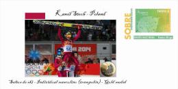 Spain 2014 - XXII Olimpics Winter Games Sochi 2014 Special Prepaid Cover - Kamil Stoch - Hiver 2014: Sotchi