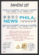 Czech Rep. / Commemorative Sheet (PaL 2011/03) Praha 1: Philatelic Information Blog NEWSPHILA (2010-2011) - Hojas Bloque