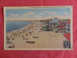 VA - Virginia > Norfolk  Bathing Beach & Cottage Line  1945 Cancel   Ref 1252 - Norfolk