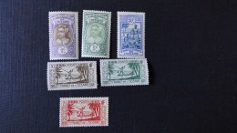 Océanie  Lot De 6 Timbres Avec Trac. Charn. Y/T N° 21, 24, 54, 89, 90, 94 - Unused Stamps