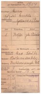 Expreßgutkarte 1938 , Gollnow / Goleniów I. Pommern , Neubrandenburg I. Mecklenburg !!! - Gebührenstempel, Impoststempel