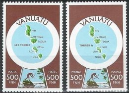 VANUATU - 500 FNH Carte Légendes Française Et Anglaise Neufs TTB - Vanuatu (1980-...)