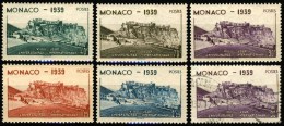 MONACO 195 à 199  1939  8èmes JEUX UNIVERSITAIRES INTERNATIONAUX - Neufs