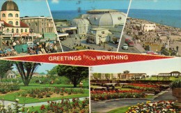 WORTHING-GREETING FROM-VEDUTE- - Worthing