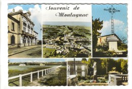 CPSM MONTAGNAC (Hérault) - Souvenir De.....5 Vues - Montagnac