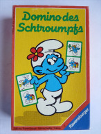 JEU DOMINO DES SCHTROUMPFS -  RAVENSBURGER 80's - Statuettes En Résine