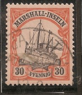 ILES MARSHALL.1901.Colonie Allemande.Michel N° 18.Oblitéré.14C4 - Islas Marshall