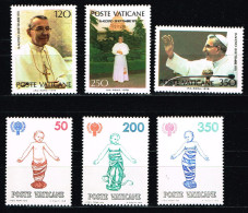 VATICANO - 1978-79 - NUOVI Sass.645-7, 667, 669-70 - Neufs