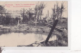 HOUTHULST : Ruines - Le Cimetière Dévasté - Houthulst