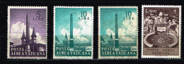 VATICANO - 1959 - NUOVI Sass.A35-7,44 Aerea Obelischi - Nuevos