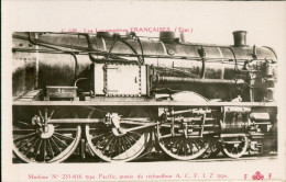 Locomotives Françaises - Etat - Machine  N° 231-616   Type "Pacific" - Trains