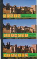 United Nations 1999-2000. Spanien World Heritage, Set Of 3 Prestige Booklets (NT, G, V), MNH (**) - Gezamelijke Uitgaven New York/Genève/Wenen