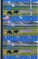 United Nations 2003. USA World Heritage, Set Of 3 Prestige Booklets (NT, G, V), MNH (**) - Emissioni Congiunte New York/Ginevra/Vienna