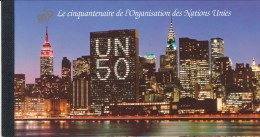 United Nations 1995. New York Office, 50 Anniv. Of United Nations, Prestige Booklet, MNH (**) - Carnets