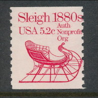 USA 1983 Scott # 1900. Transportation Issue: Sleigh 1880s, MNH (**), - Rollen