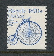 USA 1982 Scott # 1901. Transportation Issue: Bicycle 1870s, MNH (**) - Coils & Coil Singles