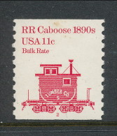USA 1984 Scott # 1905. Transportation Issue: RR Carboose 1890s, MNH (**). Untagget With P#2 - Rollen