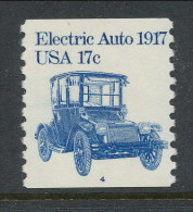 USA 1981 Scott # 1906. Transportation Issue: Electric Auto 1917s, MNH (**). Tagget  P#4 - Roulettes (Numéros De Planches)