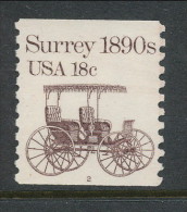 USA 1981 Scott # 1907. Transportation Issue: Surrey 1890s MNH (**). Tagget  P#2 - Rollini (Numero Di Lastre)