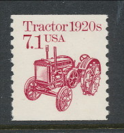 USA 1987 Scott # 2127. Transportation Issue: Tractor 1920s, MNH (**). - Coils & Coil Singles