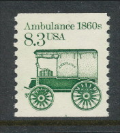 USA 1985 Scott # 2128. Transportation Issue: Tractor 1920s, P# 1 MNH (**). - Coils (Plate Numbers)