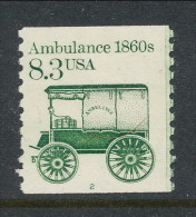 USA 1985 Scott # 2128. Transportation Issue: Tractor 1920s, P# 2 MNH (**). - Coils (Plate Numbers)