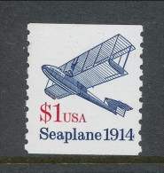 USA 1992 Scott # 2468b. Transportation Issue: Seaplane 1914, MNH (**). - Coils & Coil Singles