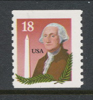 USA 1985 Scott # 2149. George Washington, Washington Monument, MNH (**). - Roulettes