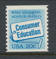 USA 1982 Scott # 2005. Consumer Education, MNH (**). - Coils & Coil Singles