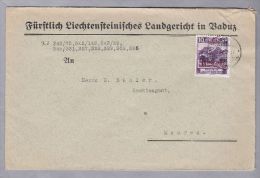 Liechtenstein Dienst 1932-04-30 Brief Nach Mauren Mit 10 Rp. - Service