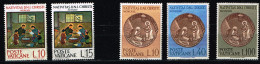 VATICANO - 1963 - NUOVI Sass.372-4, 397-8  Natale - Neufs