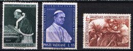 VATICANO - 1964 - NUOVI Sass.375_383_392 - Ongebruikt