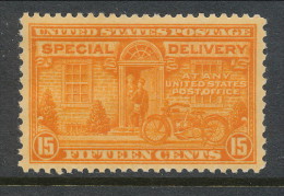 USA 1925 Scott # E13.  Special Delivery Stamp; Motorcycle Delivery, Perf. 11, MNH (**) - Espressi & Raccomandate