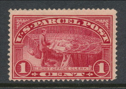 USA 1912 Scott # Q1.  Parcel Post Stamp,  MH (*) - Colis