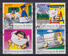 France 1997 Mi. 3204-07    3.00 Fr Ein Brief Auf Reisen 2x  Paire Paare Pairs - Oblitérés