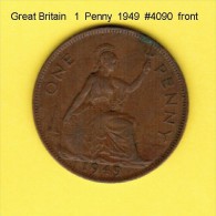 GREAT BRITAIN    1  PENNY  1949  (KM # 869) - D. 1 Penny