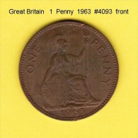 GREAT BRITAIN    1  PENNY  1963  (KM # 897) - D. 1 Penny