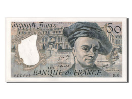 Billet, France, 50 Francs, 50 F 1976-1992 ''Quentin De La Tour'', 1976, SPL - 50 F 1976-1992 ''Quentin De La Tour''