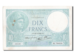 Billet, France, 10 Francs, 10 F 1916-1942 ''Minerve'', 1940, 1940-09-26, TB+ - 10 F 1916-1942 ''Minerve''