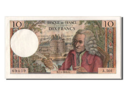 Billet, France, 10 Francs, 10 F 1963-1973 ''Voltaire'', 1969, 1969-08-07, SPL - 10 F 1963-1973 ''Voltaire''