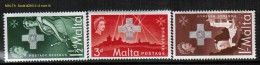 MALTA   Scott  # 263-5*  VF MINT LH - Malta (...-1964)