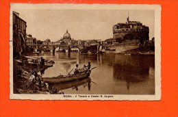 ITALIE - ROMA - II Treverse E Castel S. Angelo (pli Coin Gauche) - Fiume Tevere