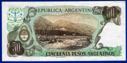 BILLET ARGENTINE BANCO CENTRAL DE LA REPUBLICA ARGENTINA 50 CINCUENTA PESOS ARGENTINOS 31.401.300 A NEUF Gal SAN MARTIN - Argentinië