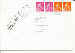 Gelaufener Einschreibebrief (R-letter) Von Spanien Nach Deutschland, 1982 - *) - Used Stamps