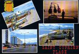 66  ST CYPRIEN PLAGE Souvenir, Blason - Saint Cyprien