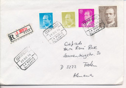 Gelaufener Einschreibebrief (R-letter) Von Spanien Nach Deutschland, 1986 - *) - Used Stamps