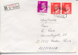 Gelaufener Einschreibebrief (R-letter) Von Spanien Nach Deutschland, 1986 - *) - Usati