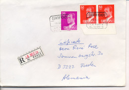 Gelaufener Einschreibebrief (R-letter) Von Spanien Nach Deutschland, 1986 - *) - Usati