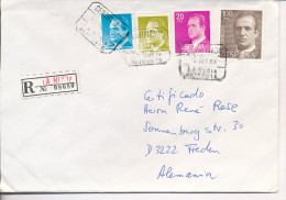 Gelaufener Einschreibebrief (R-letter) Von Spanien Nach Deutschland, 1986 - *) - Used Stamps